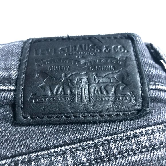 Levi's Premium Black Wedgie Icon Straight Leg Jean - Picture 6 of 6